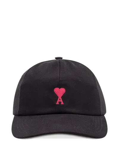 AMI ALEXANDRE MATTIUSSI AMI DE COEUR EMBROIDERY BASEBALL CAP