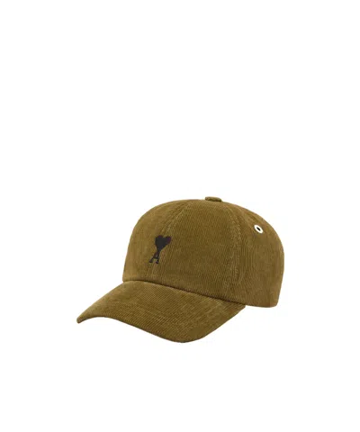 Ami Alexandre Mattiussi Ami De Coeur Hat In Brown