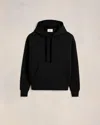 Ami Alexandre Mattiussi Ami De Coeur Hoodie Black In Black