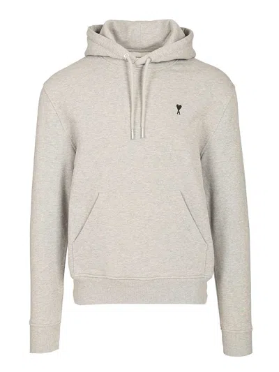 Ami Alexandre Mattiussi Ami De Coeur Hoodie In White