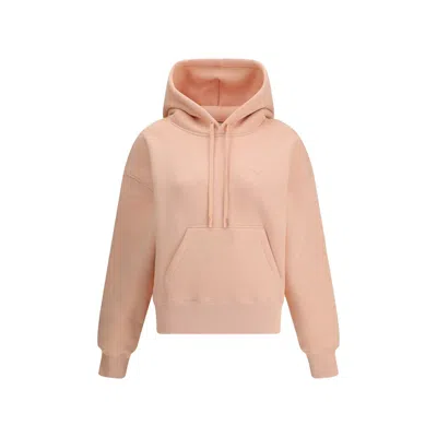 Ami Alexandre Mattiussi Ami Paris Women Ami De Coeur Hoodie In Pink