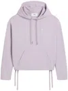 Ami Alexandre Mattiussi Purple Cotton Ami De Coeur Hoodie Purple In Purple