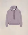 Ami Alexandre Mattiussi Ami De Coeur Hoodie Purple In Lilac