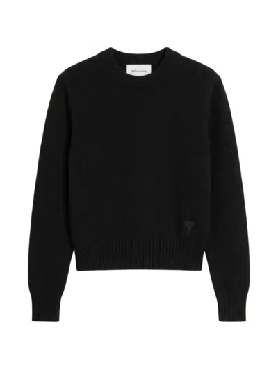 Ami Alexandre Mattiussi Ami De Coeur Jumper In Black