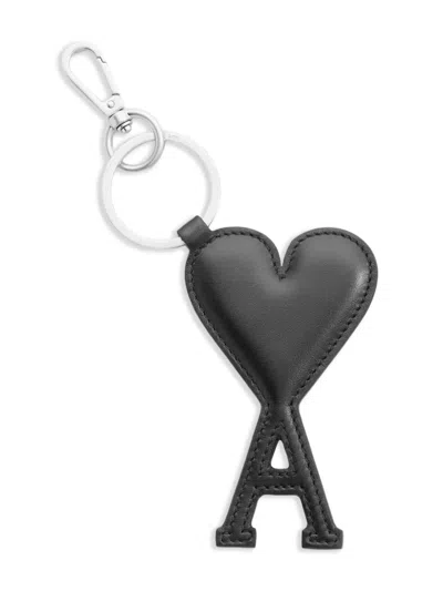 Ami Alexandre Mattiussi Ami De Coeur Keyring In Black