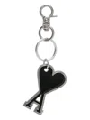Ami Alexandre Mattiussi Ami Paris Men Ami De Coeur Keyring In Black