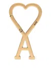 Ami Alexandre Mattiussi Ami De Coeur Hook Keyring Gold In Gold