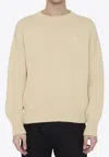 Ami Alexandre Mattiussi Ami Paris Sweaters In Cream