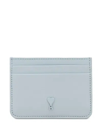 Ami Alexandre Mattiussi Ami De Coeur Leather Cardholder
