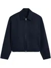 Ami Alexandre Mattiussi Ami De Caur Cotton Corduroy Blouson In Blue