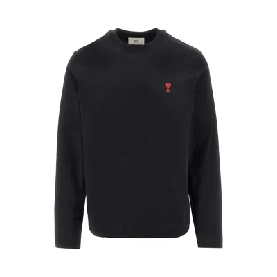 AMI ALEXANDRE MATTIUSSI 'AMI DE COEUR' LONG-SLEEVED T-SHIRT