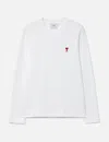 Ami Alexandre Mattiussi Ami De Caur Cotton Jersey Sweatshirt