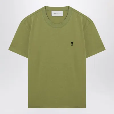 Ami Alexandre Mattiussi Cotton T-shirt In Green