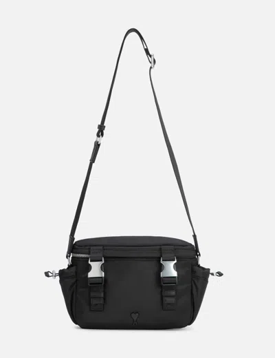 Ami Alexandre Mattiussi Adc Messenger Bag In Black