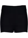 Ami Alexandre Mattiussi Ami De Coeur Mini Shorts In 001 Black
