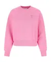 Ami Alexandre Mattiussi Ami De Coeur Monogram Sweatshirt In Pink