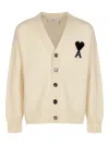 Ami Alexandre Mattiussi Ami Paris Sweaters In Neutral