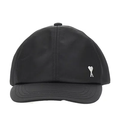 Ami Alexandre Mattiussi Ami De Coeur Stud Cap In Black