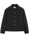 Ami Alexandre Mattiussi Ami De Coeur Padded Overshirt In 黑色