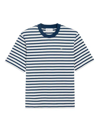 Ami Alexandre Mattiussi Ami De Coeur Patch T-shirt In Multi