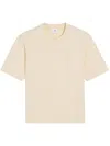 Ami Alexandre Mattiussi Organic Cotton Embossed Logo T-shirt In White
