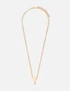 Ami Alexandre Mattiussi Ami De Coeur Logo-pendant Necklace In Gold
