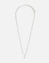 Ami Alexandre Mattiussi Ami De Coeur Pendant Necklace In Silver