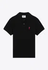 Ami Alexandre Mattiussi Ami Paris Ami Paris De Coeur Cotton Plo Shirt