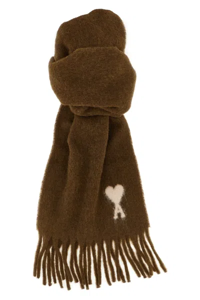 AMI ALEXANDRE MATTIUSSI 'AMI DE COEUR' SCARF