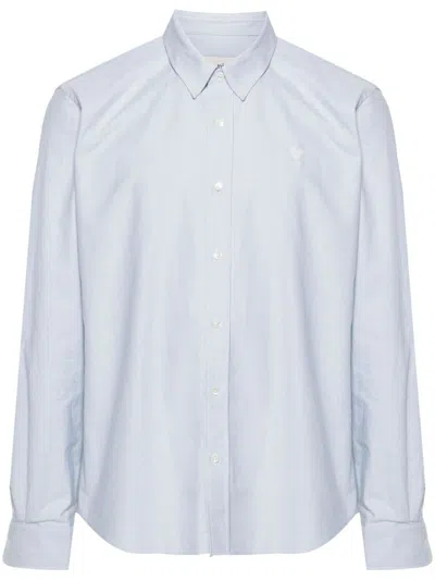 Ami Alexandre Mattiussi Ami De Coeur Shirt In Blue