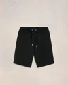 Ami Alexandre Mattiussi Ami Unisex Black Stretch Cotton Bermuda Shorts In Black