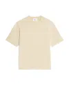 Ami Alexandre Mattiussi Classic Round Neck T-shirt With Subtle Logo Detail In Nude