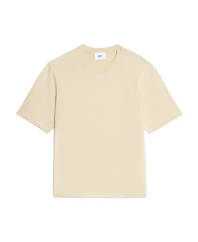 Ami Alexandre Mattiussi Ami De Coeur Short-sleeve T-shirt In White Cream