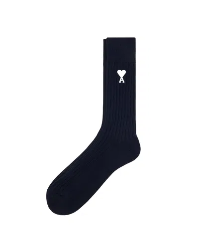 Ami Alexandre Mattiussi Ami De Coeur Socks In Black