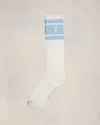 AMI ALEXANDRE MATTIUSSI AMI DE COEUR STRIPED SOCKS BLUE