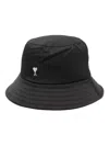Ami Alexandre Mattiussi Ami-de-coeur Bucket Hat In Black