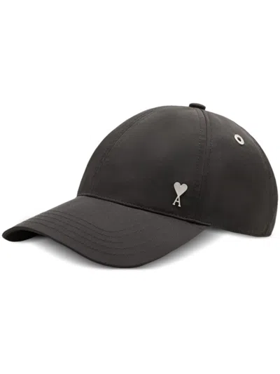 Ami Alexandre Mattiussi Ami De Coeur Stud Cap In Black