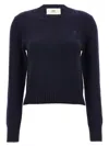Ami Alexandre Mattiussi Ami Paris Ami Paris De Couer Cashmere Sweater In Blue