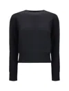 Ami Alexandre Mattiussi Ami Paris Ami De Coeur Black Crew-neck Sweatshirt Women In Black