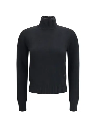 Ami Alexandre Mattiussi Ami De Coeur Sweater In Black