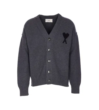 Ami Alexandre Mattiussi Ami De Coeur Sweater In Blue