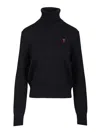 Ami Alexandre Mattiussi Ami De Coeur Sweater In Black