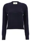 Ami Alexandre Mattiussi Ami Paris Ami Paris De Couer Cashmere Sweater In Blue