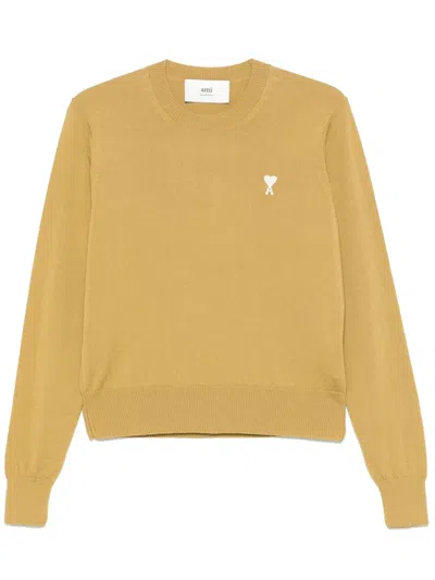 Ami Alexandre Mattiussi Ami De Coeur Jumper In Green