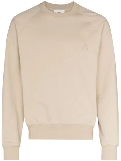 Ami Alexandre Mattiussi Ami De Coeur Sweatshirt In ニュートラル