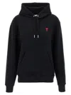 Ami Alexandre Mattiussi Ami De Coeur Sweatshirt Black In Black