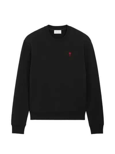 Ami Alexandre Mattiussi Ami De Coeur Sweatshirt In Black