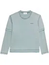 Ami Alexandre Mattiussi Ami De Couer Sweatshirt In Blue