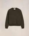 Ami Alexandre Mattiussi Ami De Coeur Sweatshirt Brown In Dark Coffee