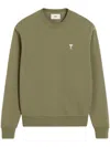 Ami Alexandre Mattiussi Ami Sweaters Green In Green